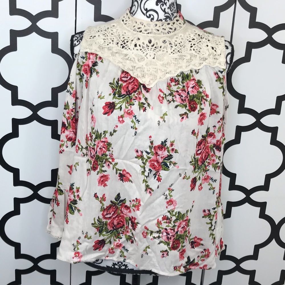 Angie Cream Cold Shoulder Long Sleeves